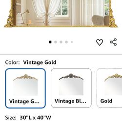 Antique Baroque Wall Mirror Decor,