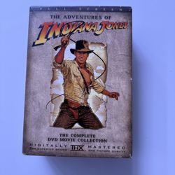 Indiana Jones Trilogy 4 Disc Box Set Fullscreen DVD INDIANA JONES 1, 2 & 3 BONUS