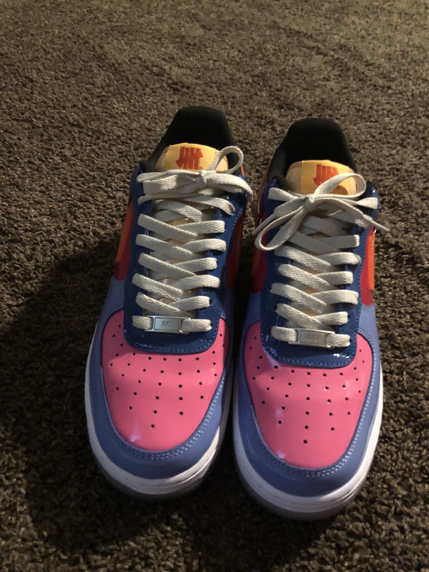 Nike Air Force UNDEFEATED) MULTI COLOR (SIZE 10)