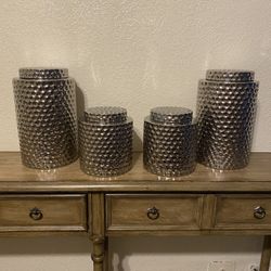 Silver   Metallic  Decor  