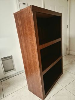 FREE - 3 Shelf Wooden Bookcase
