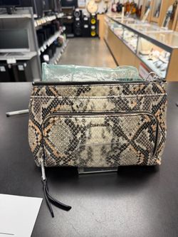 Calvin Klein Snake Print Clutch Bag