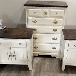 3-Piece Solid Wood Bedroom Set 