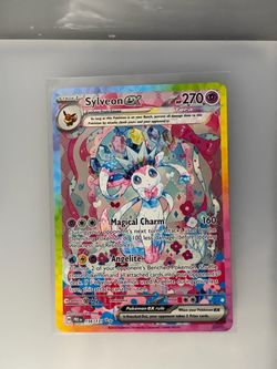 2025 Pokemon Prismatic Evolutions Sylveon ex #156 NM