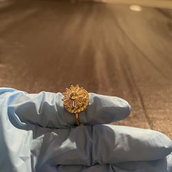 Siberian tourmaline ring