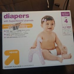 Diapers Up & Ups. Size 4