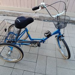 Workman Port O Trike Foldable 3 Speed Tricycle 