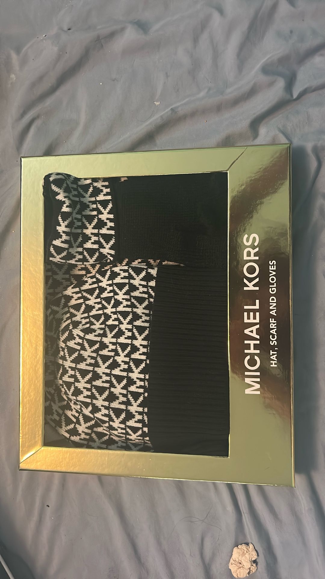Michael Kors, Hat, Scarf, And Glove In The Box