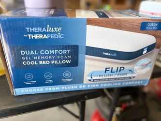 New Queens size gel memory foam cool pillow