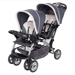 babytrend® Sit N'Stand® Double Tandem Stroller • Pousette Pour Enfants • Cochecito de Fandem