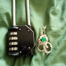 Silver Pendant With Stones