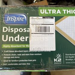 Inspire disposable under pads 50 count