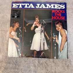 Etta James Rocks the House Blue Vinyl LP