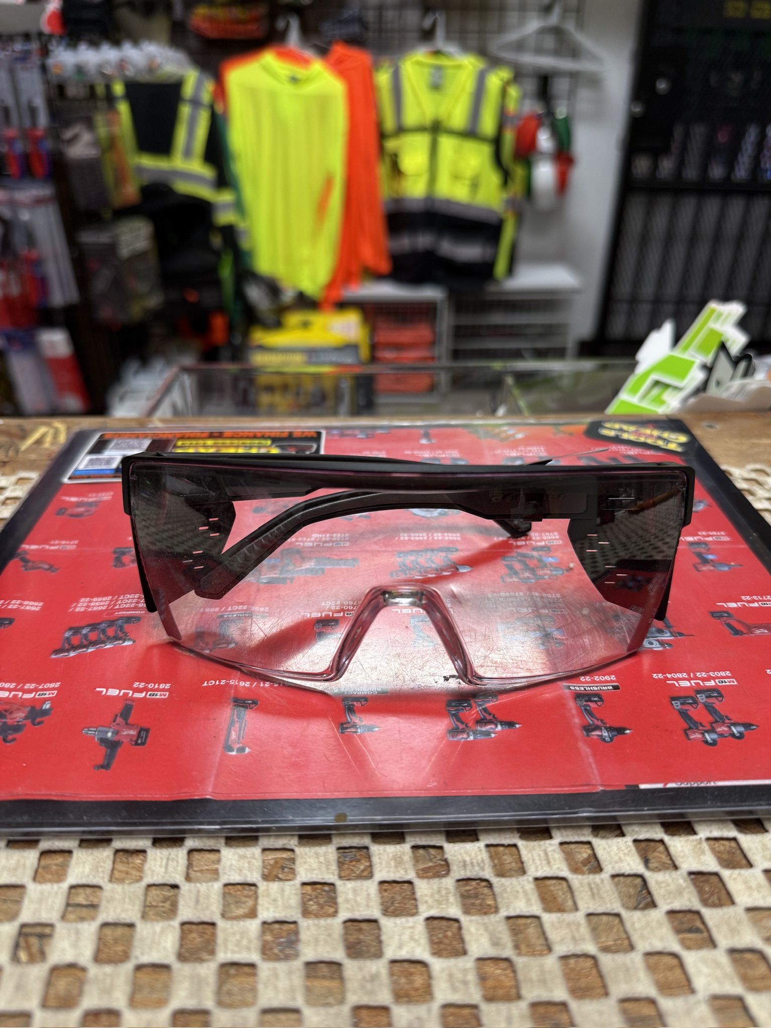 BOMBER Buzz- Grande Matte Black W/ Clear Anti-fog Lens Safety Glasses 