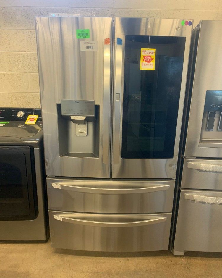 LG LMXSS InstaView 27.6 cu ft Refrigerator WG YI