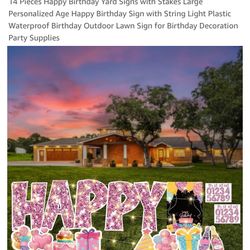 Birthday Sign