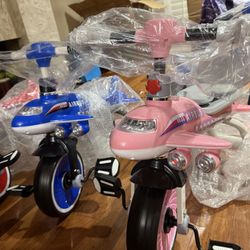 Kids airplane musical lightup tricycle
