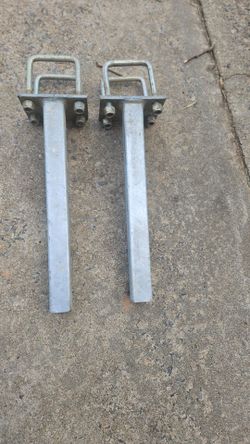 Pontoon boat trailer guides