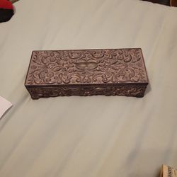 Vintage Godinger Silver 1992 Silver Plated Velvet Lined Mirror Jewelry Box