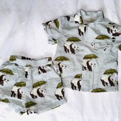 Milkbarn Baby T-shirt and shorts (12-24M)