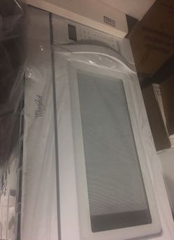 New whirlpool over the range microwave