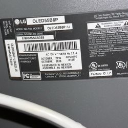 The LG OLED55B6P is a 55-inch 4K HDR Smart OLED TV (2016 model)