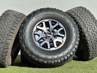 Original 17" Ford Raptor Wheels 6x135 Ford F-150 Rims Expedition Navigator BFG KO2 45" Tires A/T FX4