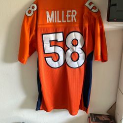 On Field Von Miller Broncos Orange Jersey Size 50 / Pickup Price Only $30
