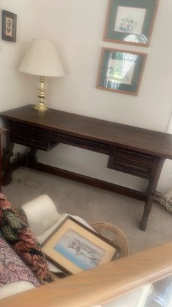 Vintage Spanish Colonial Library Desk