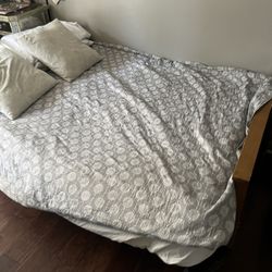 Real Wood Futon With Mattress 