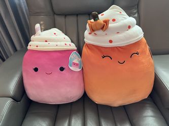 Squishmallows Cinnamon 16” and Kendla 18” NWT