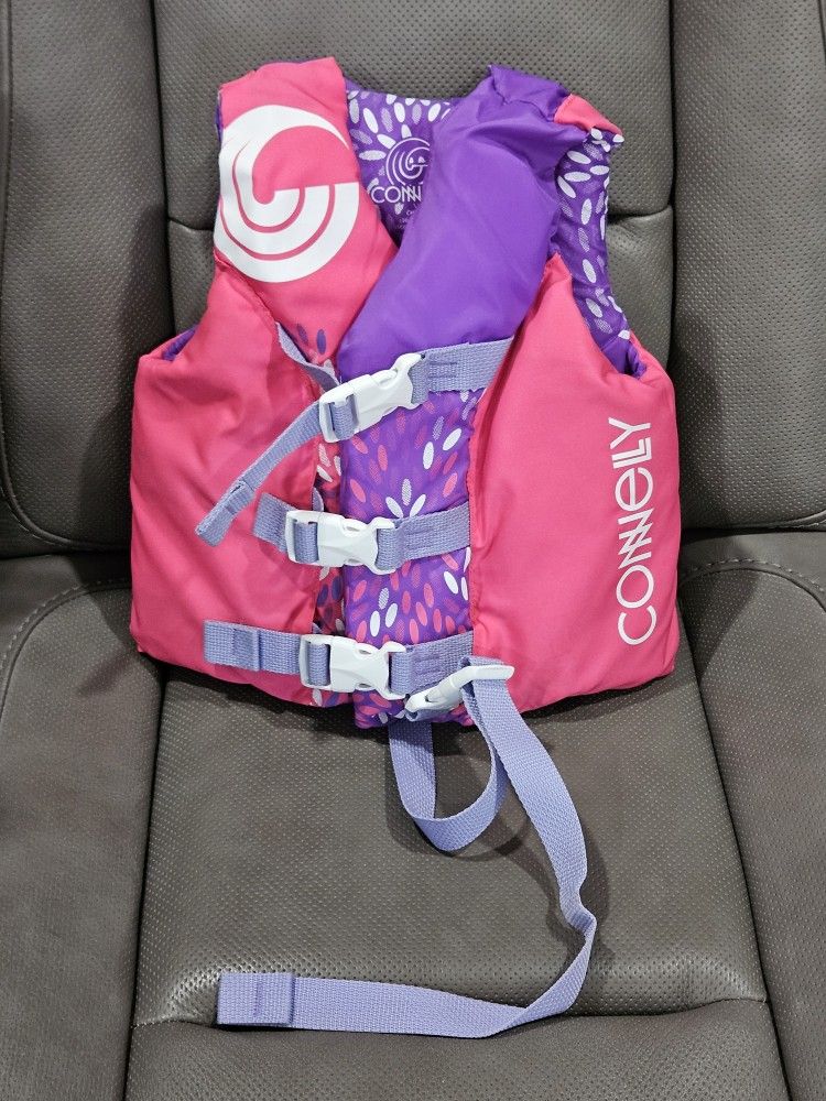 Like New, Connelly Child's Life Jacket 30 - 50 Lbs