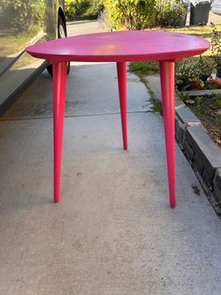 Pink side table