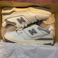 ALD x NEW BALANCE 550 WHITE/GREY TRAINERS