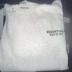 White Essential Hoodie