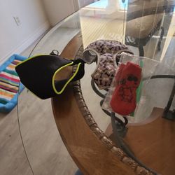  dog  Harnesses and Snoopy socks