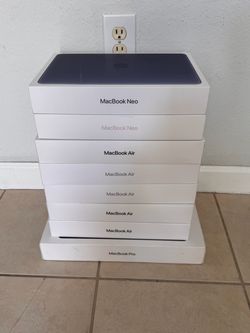 Lot of Empty boxes Apple MacBook , Air , pro, and Neo