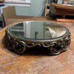 Antique Jewelry Desk Mirror