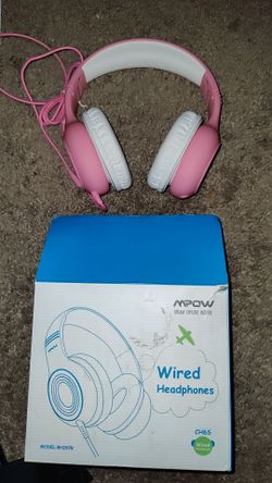 Mpow CH6S Wired Headphones Pink
