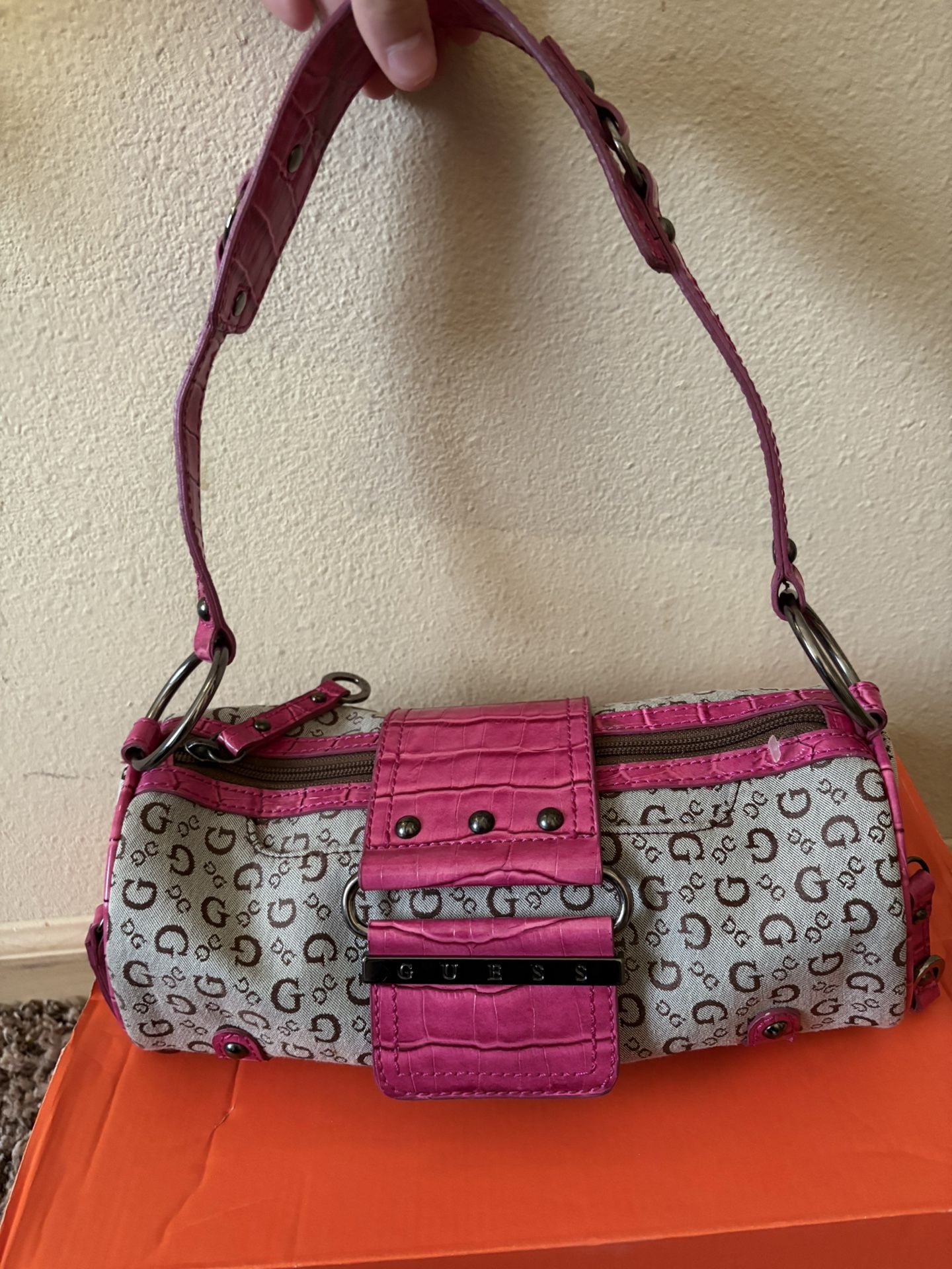 Vintage Pink Guess bag