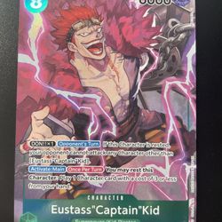 One Piece Card Game Eustass “Captain” Kid ( Pre Errata) Romance Dawn (OP01)