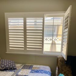 Interior Window Shutters - Blinds, Shades, Sliding & French Doors, Persianas De Madera IG: @astro_shutters / CALL OR TEXT ANYTIME! (951) 573-2560 