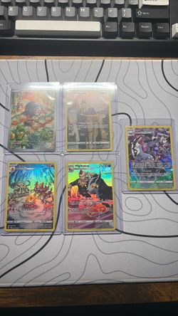 5 Pokemon Cards