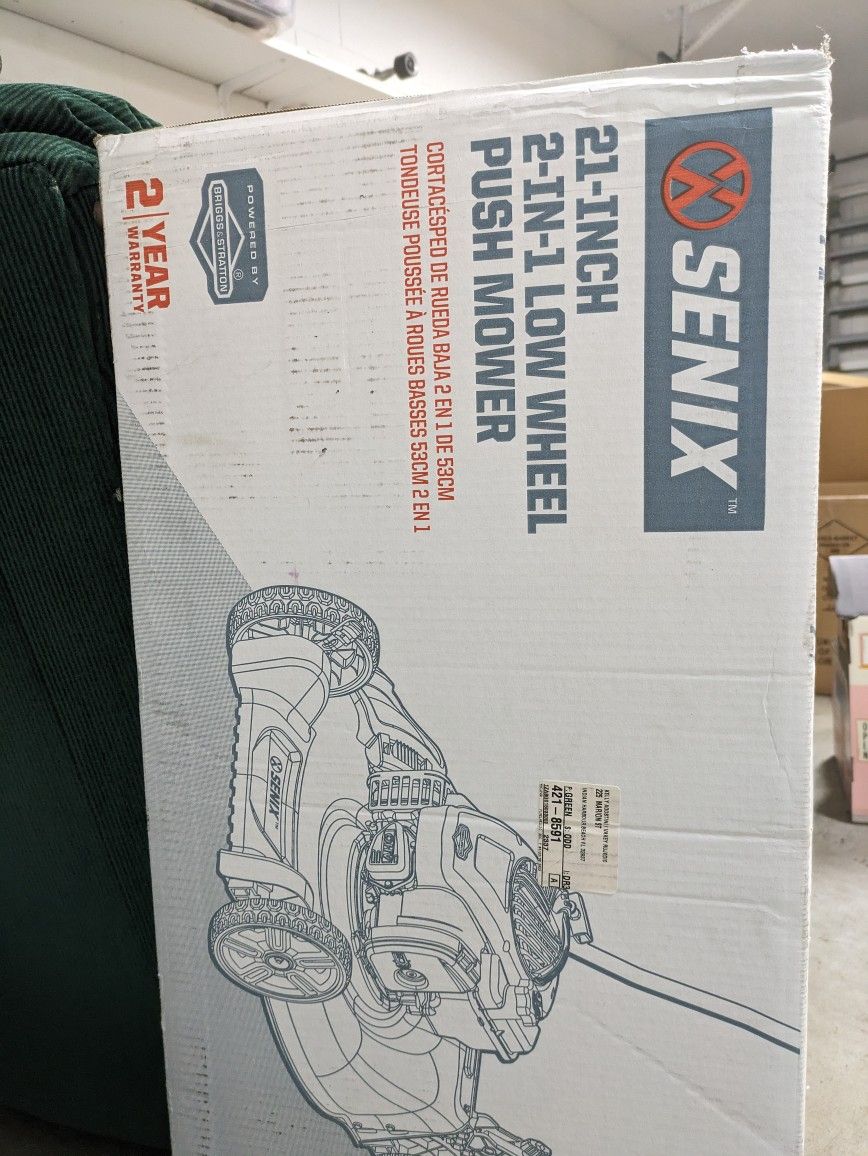 Brand New Lawn Mower Still In Box