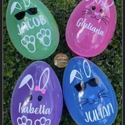 Personalized Big Easter Eggs
