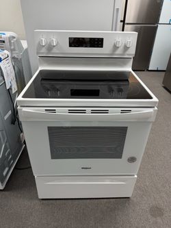 Whirlpool stove white