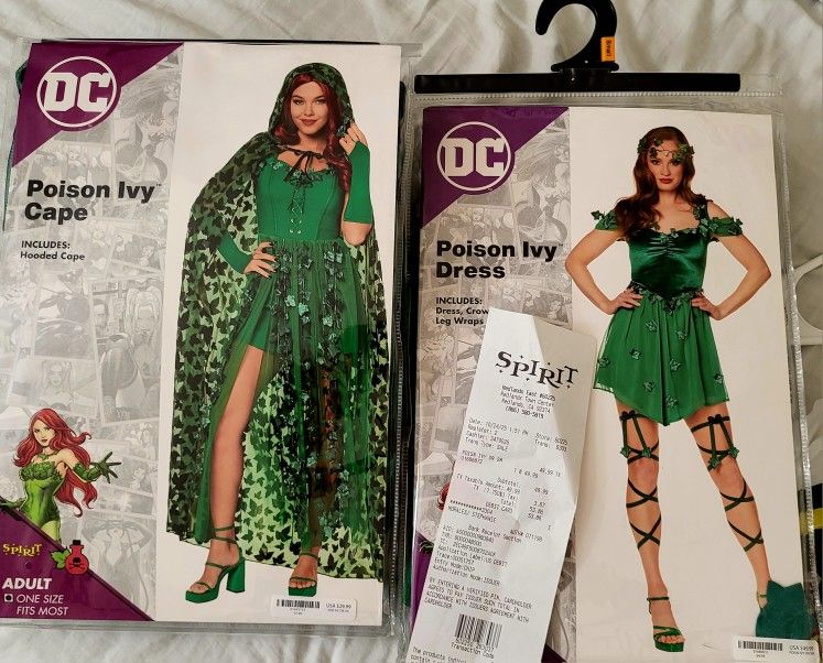 Poison Ivy Dress And Cape
