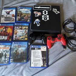 PS4 Slim With Games
