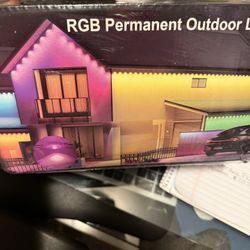 NEW SEALED 300FT RGB Permanent Outdoor Lights App Remote