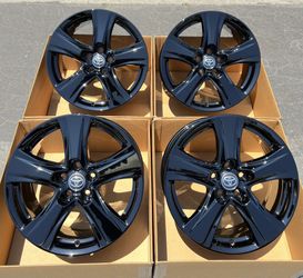 17” Toyota RAV4 OEM Wheels Gloss Black
